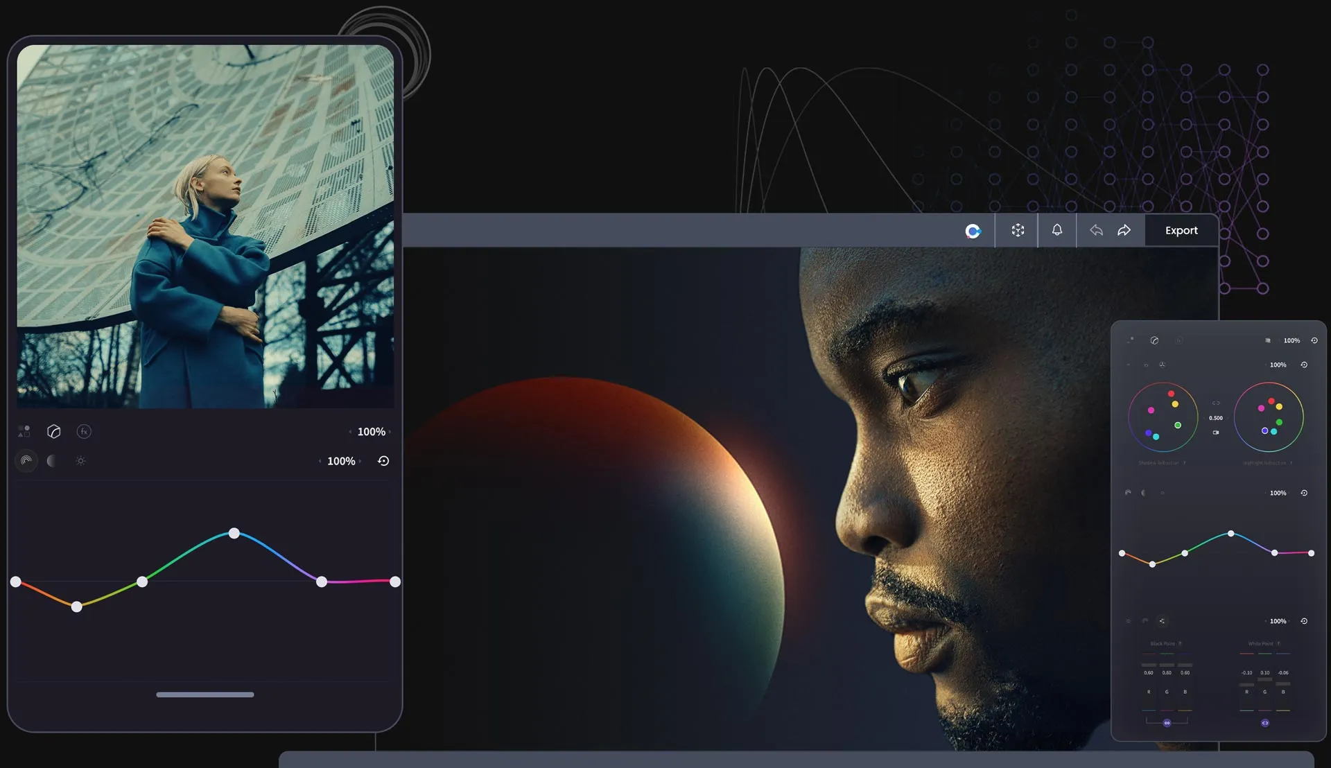Color.io App - Photo editor and color grading look designer for macOS, Windows, iOS and Android