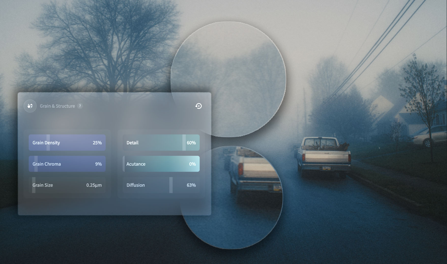 Film emulation with Color.io App - Create acutance and diffusion for digital images